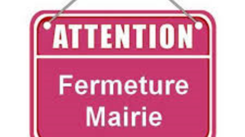 Fermeture du secrétariat de mairie